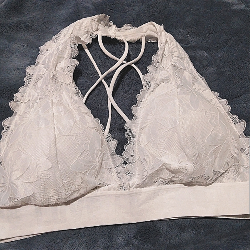 White bralette